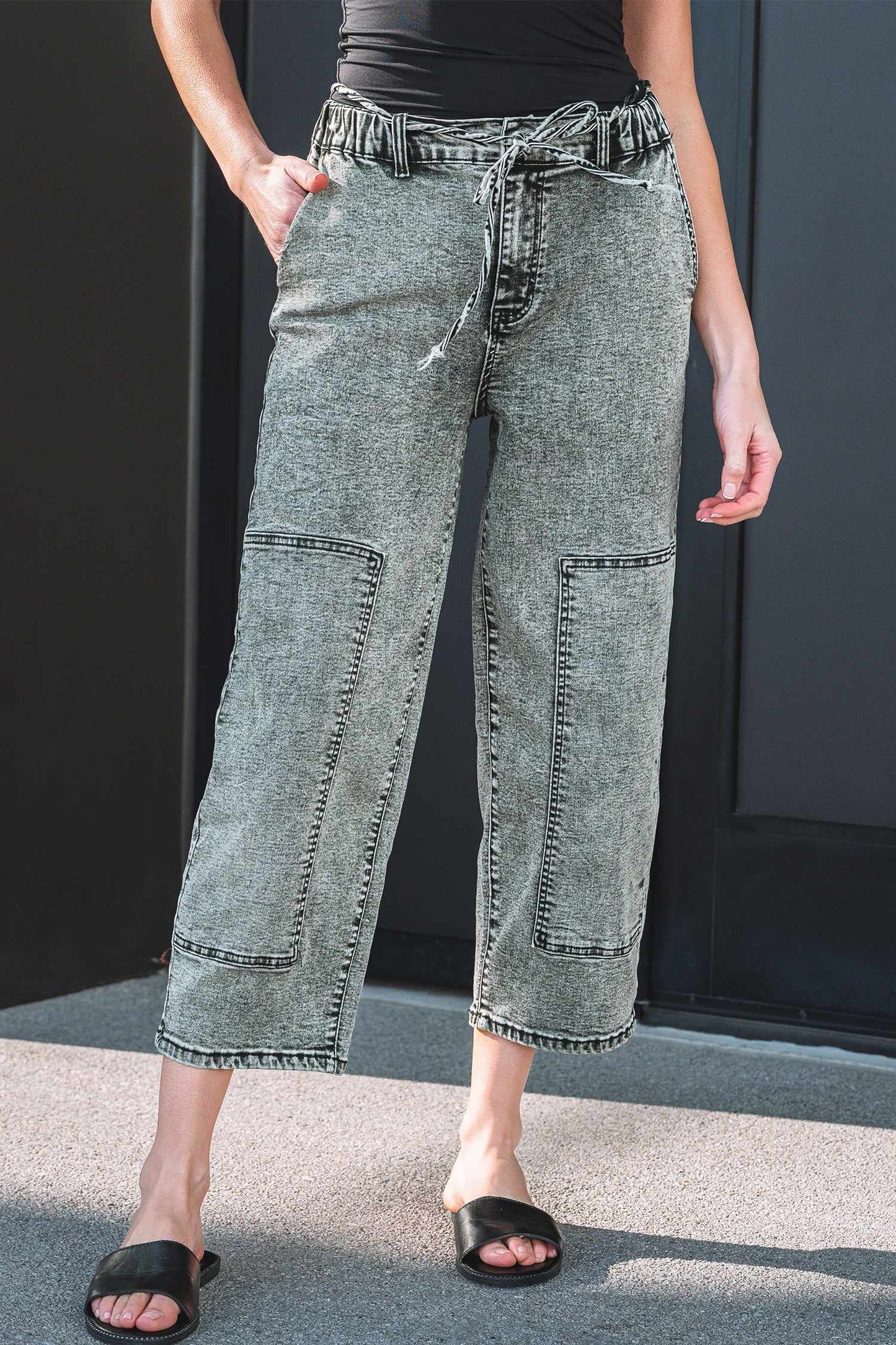 Mckinley Wash Barrel Fit Pants
