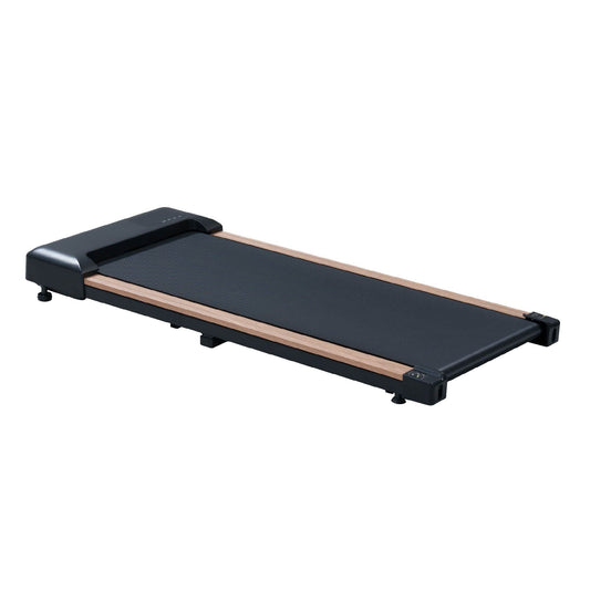4 Supply Under Desk Treadmill, Portable Wood Walking Pad For Home & Office, Compact Running & Walking Machine With Remote Control, Led Display