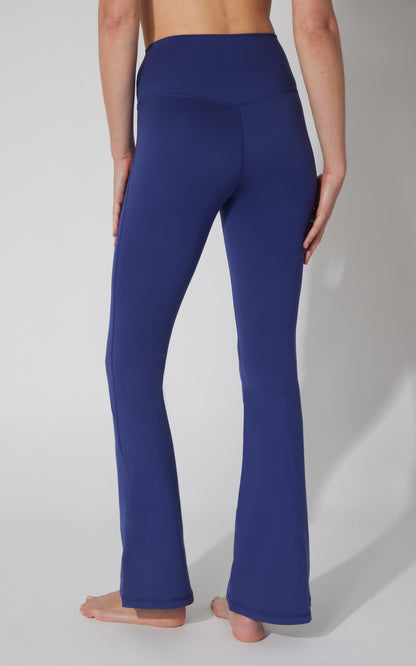 Lux Madison Crossover Elastic Free Waist 31 1/2 inch Flare Leg Pant