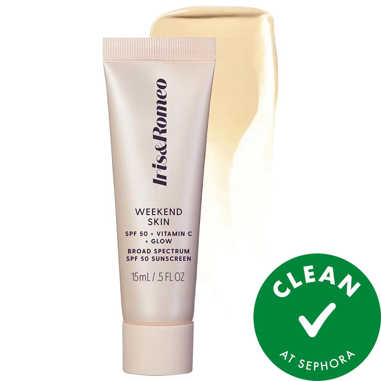 Dr. Dennis Gross Skincare Mini Weekend Skin SPF 50 Instant Glow Tinted Mineral Sunscreen with Vitamin C + Niacinamide