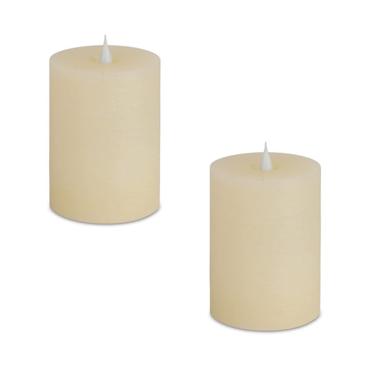 Melrose International Simplux Designer LED Candle with Remote (Set of 2)