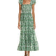 GREEN VINTAGE BERRY TOILE