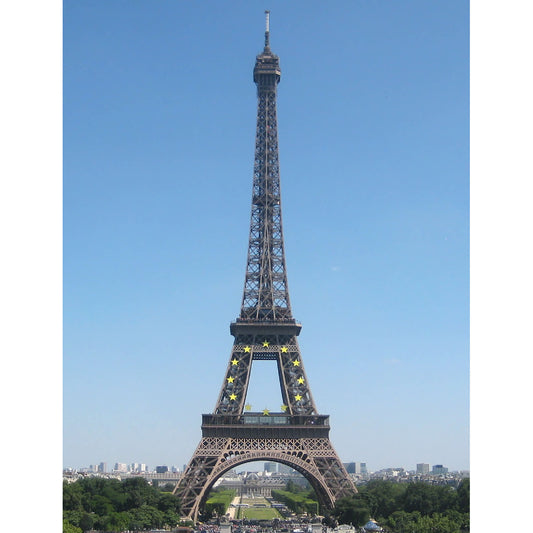 YZ069 The Eiffel Tower in Paris Micro Blocks Set