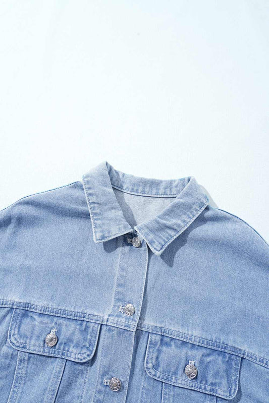Threaded Pear Sofia Plaid Patchwork Oversized Jacket