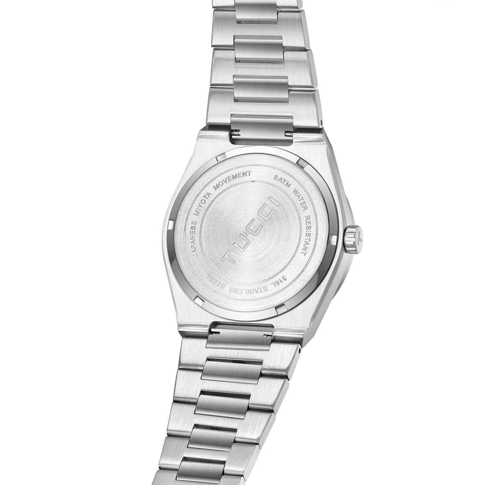 Silver Tone Blue-
