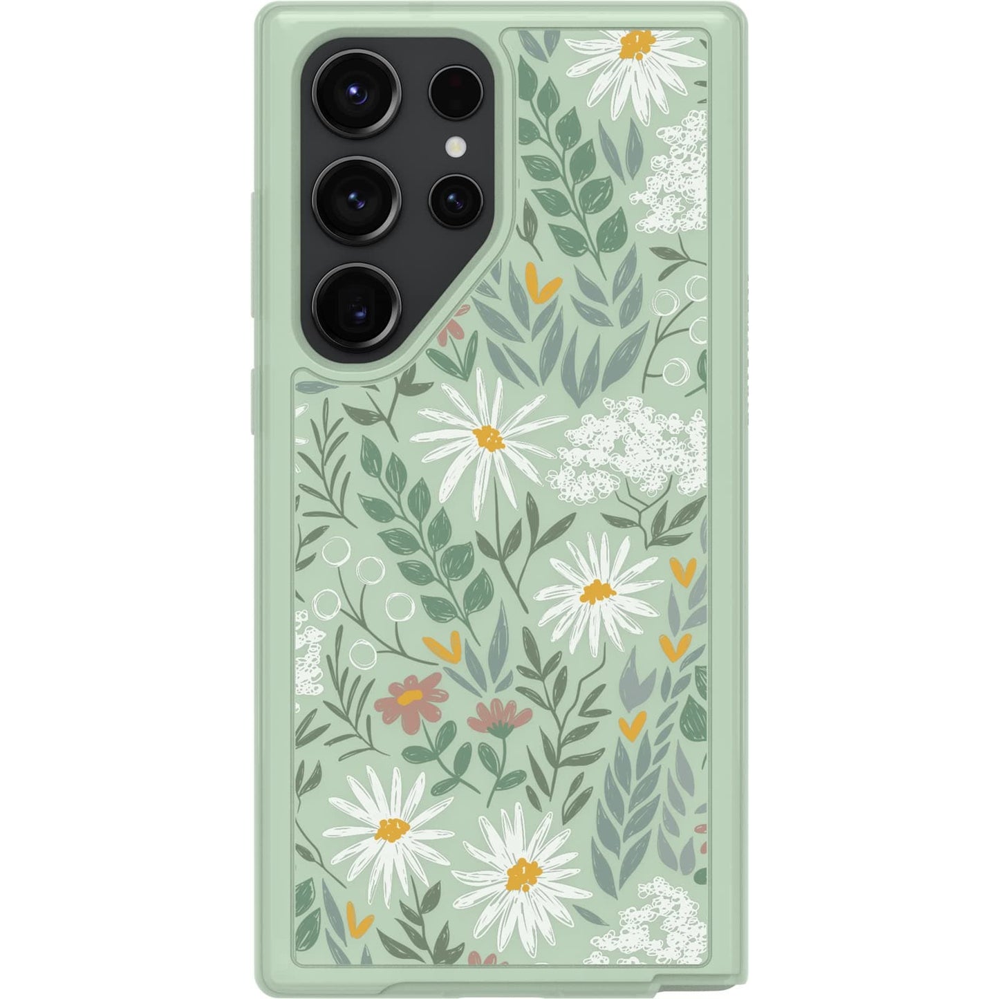 Otterbox Galaxy S23 Ultra Symmetry Series Case - Sage Advice (Clear/Green), Ultra-Sleek, Wireless Charging Compatible, Raised Edges Protect Camera & Screen