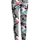 Black White Floral Splash