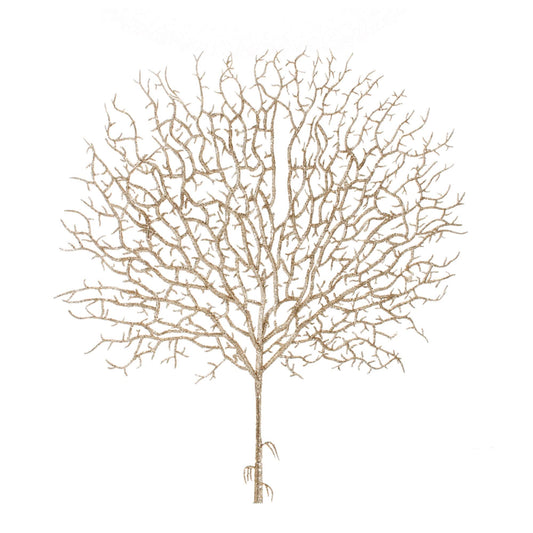 Melrose International Glittered Twig Spray (Set of 6)