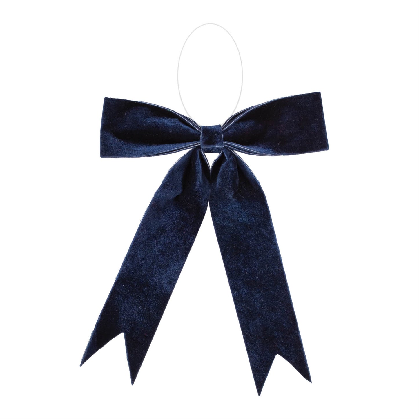 Melrose International Navy Blue Holiday Bow (Set of 2)