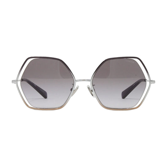 Coach Silver Geometric Women's Sunglasses