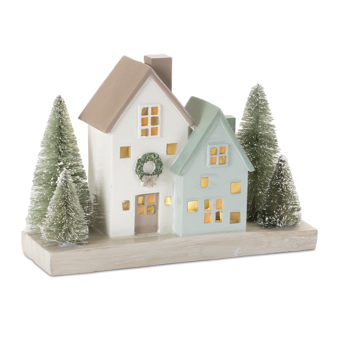 Melrose International LED Winter Village 8"L