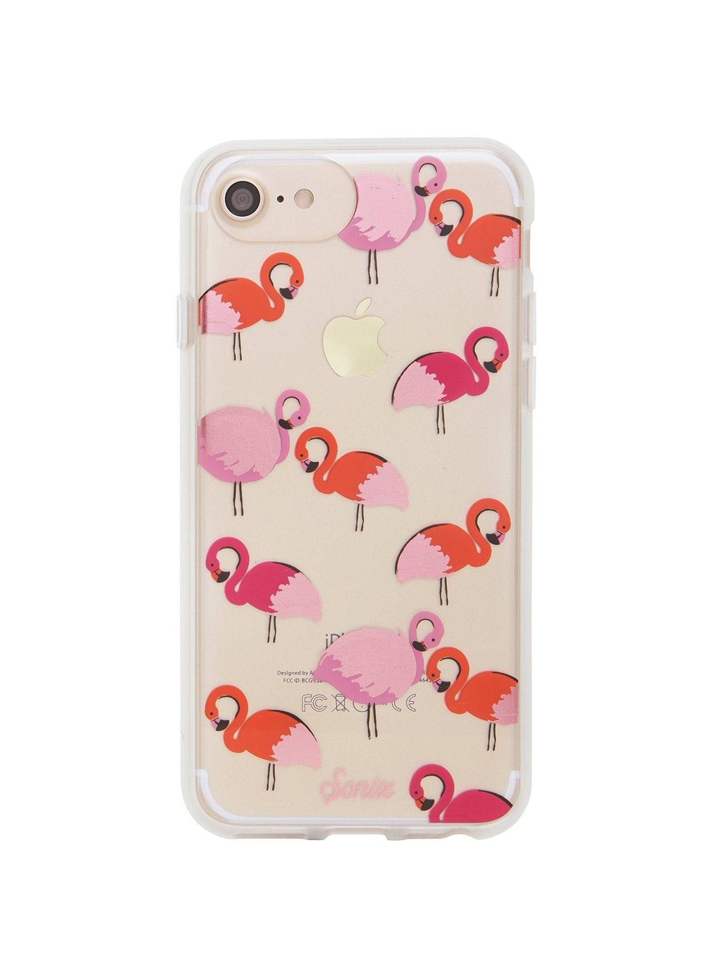 Iphone 8 / Iphone 7, Iphone 6, Sonix Flamingo Clear Coat Cell Phone Case (Birds, Pink) - Drop Test Certified - Retail Packaging - Sonix Clear Case Series for Apple (4.7") Iphone 7, Iphone 8