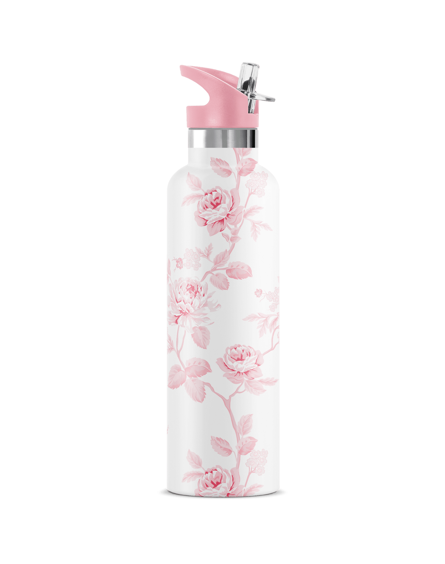 White & Pink-