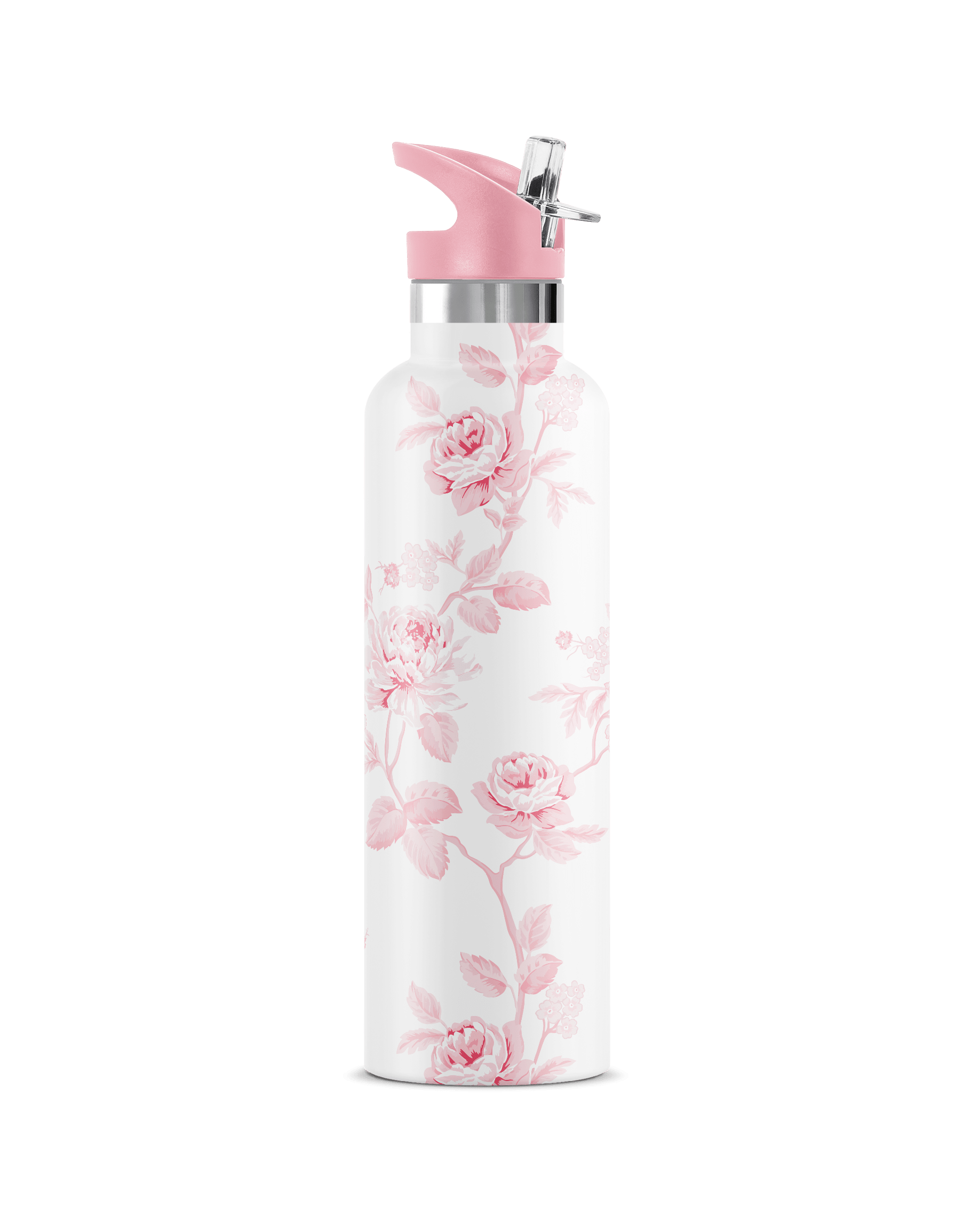 White & Pink-