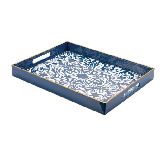 Melrose International North Star Print Tray 15.75"L