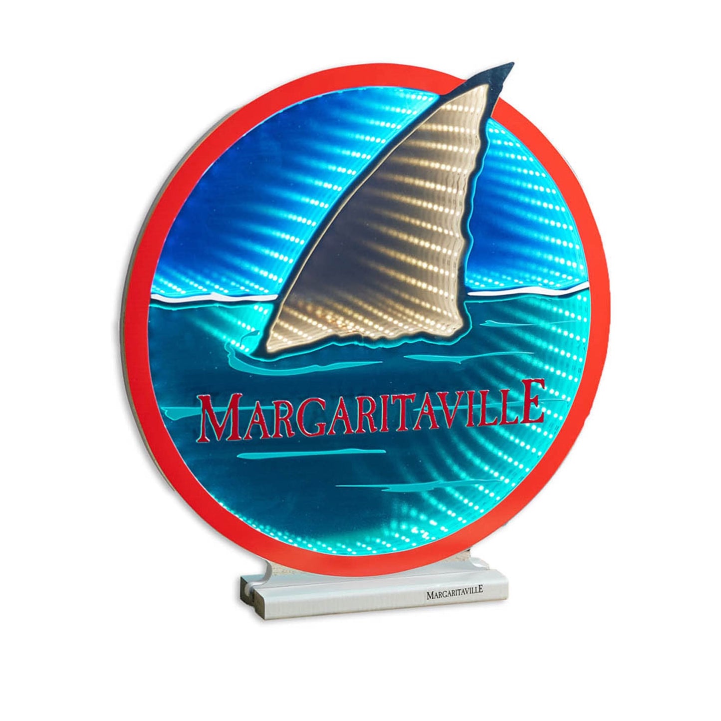 Melrose International Margaritaville Shark Fin EkkoLight 16"H