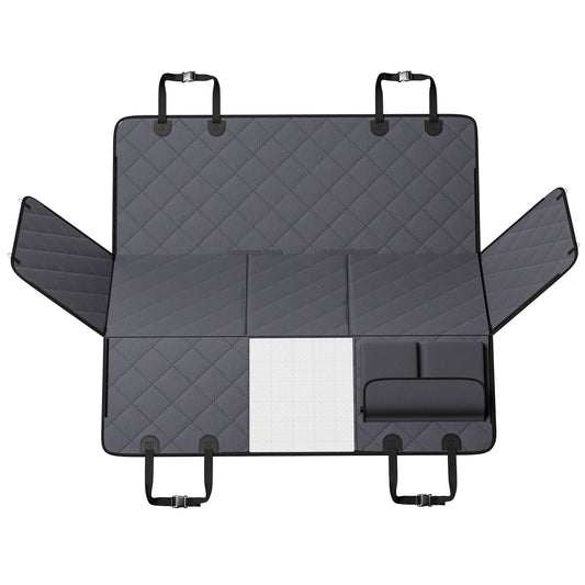 VEVOR 54 x 24 in Dog Car Seat Cover for Back Seat Waterproof 600D for Cars - Multicolor