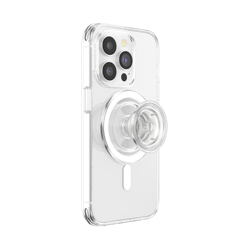 Popsockets Phone Grip for Magsafe, Magnetic Holder, Phone Stand - Clear