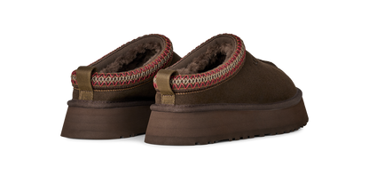 UGG Tazz II Womens Platform Clogs — Dusted Cocoa Suede
