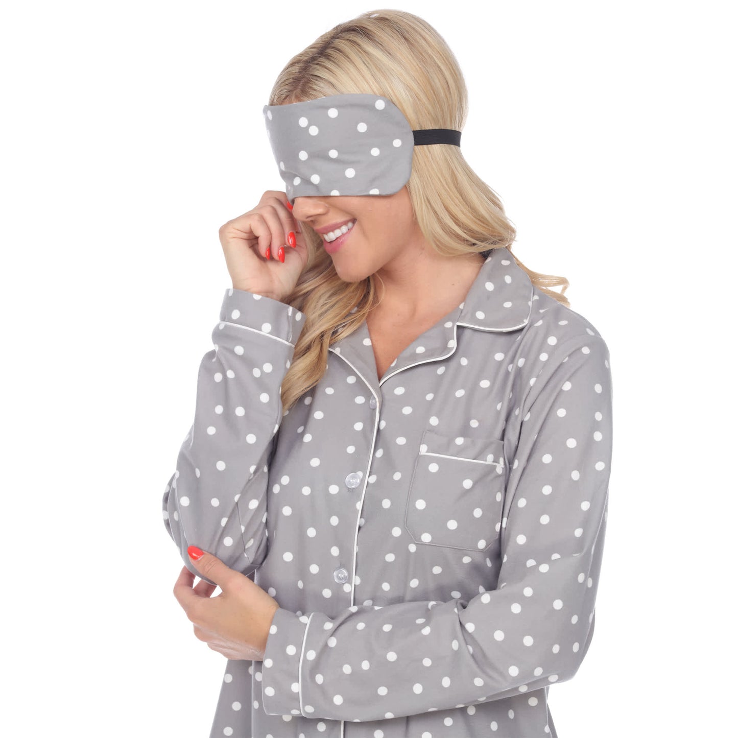 Grey Polka Dots-