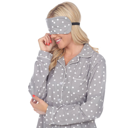 Grey Polka Dots-
