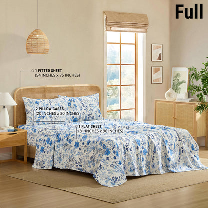 Blue Floral-