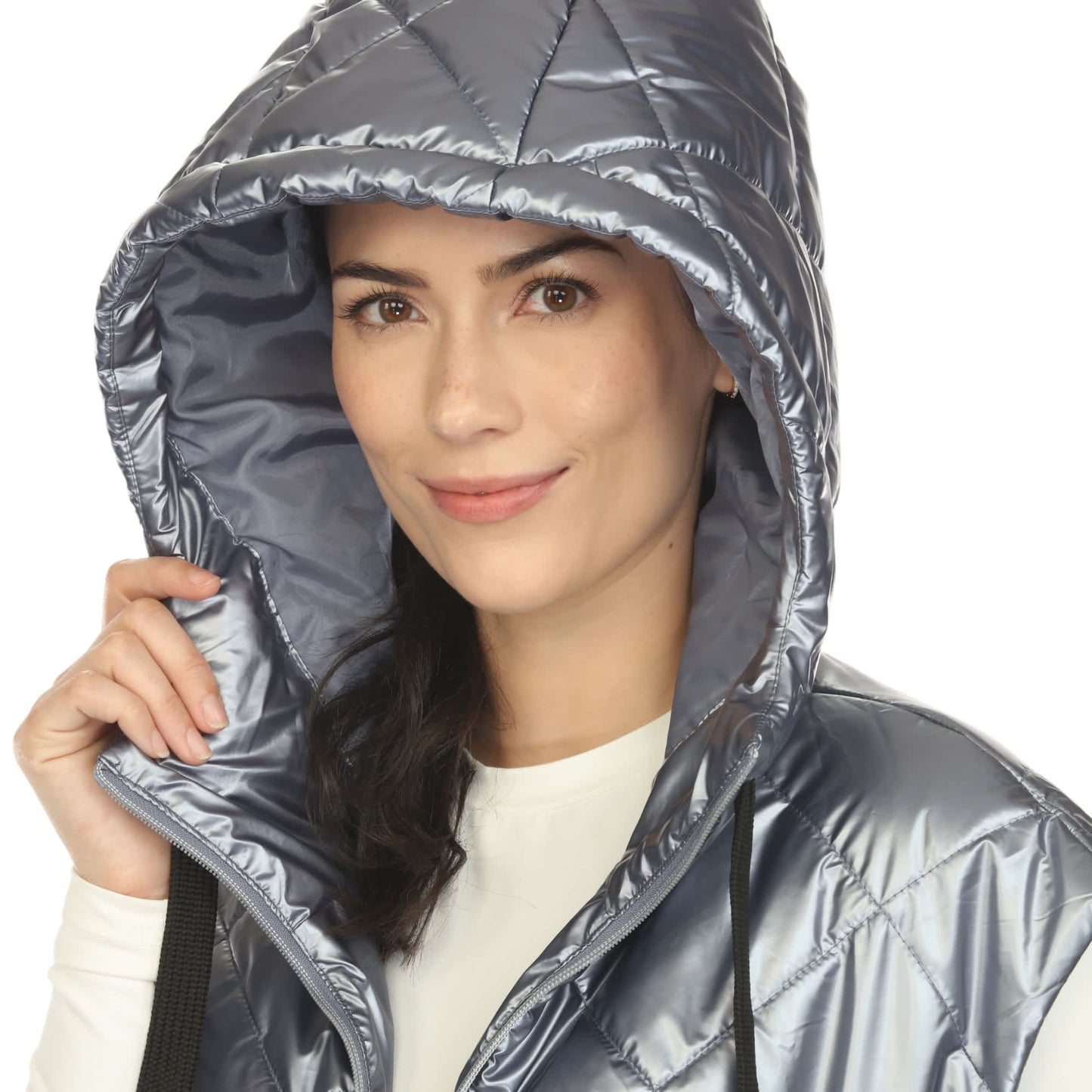 Metallic Denim Slate-
