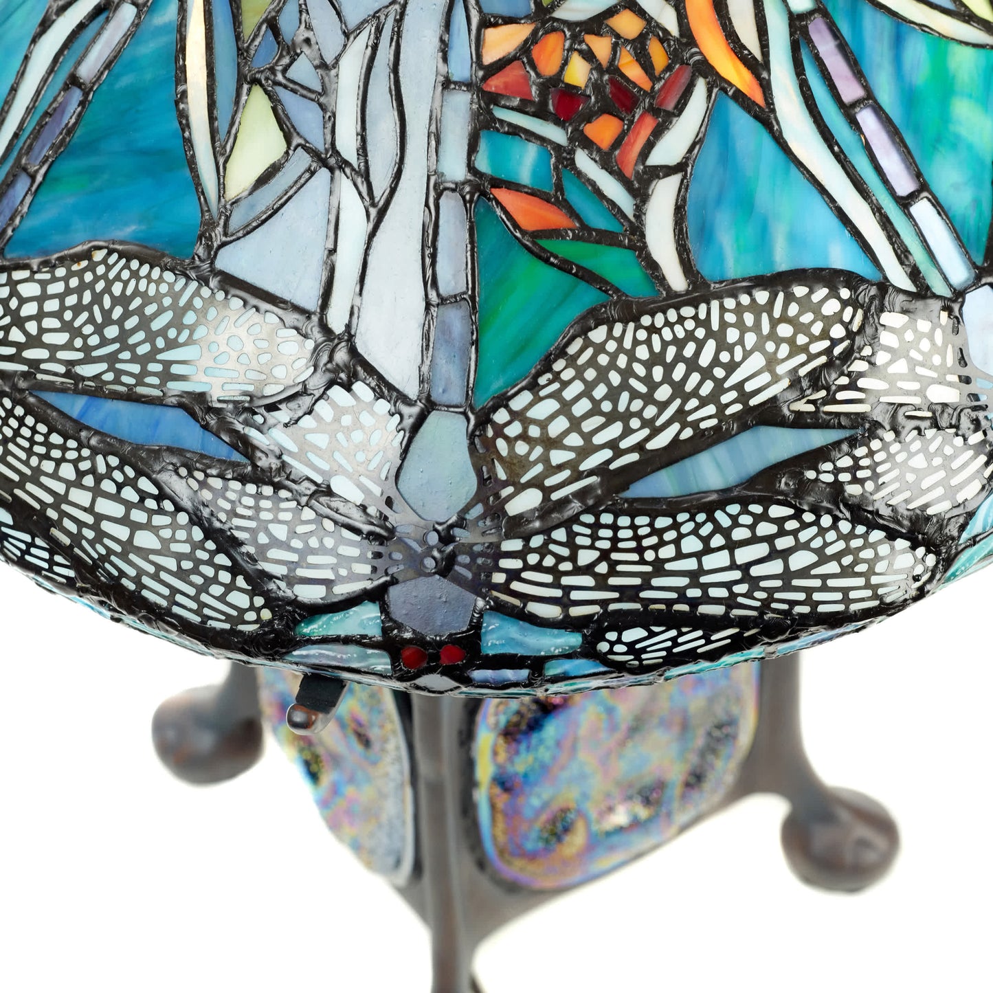 Aqua/ Green/ Amber/ Antique Bronze-