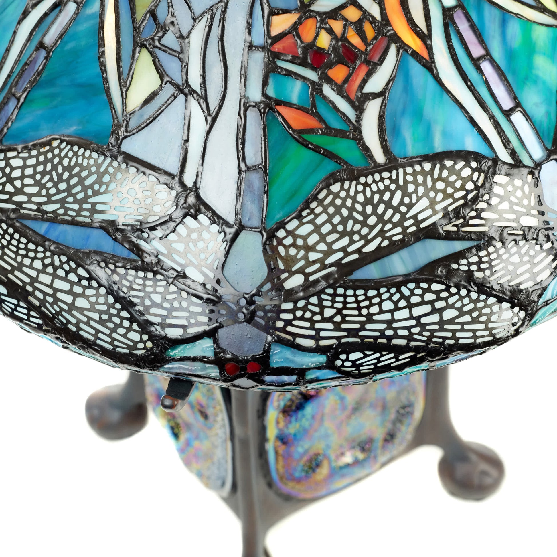 Aqua/ Green/ Amber/ Antique Bronze-