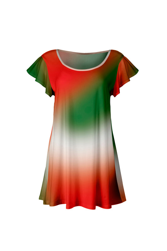 Red & Green Holiday Print-