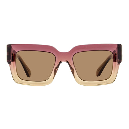 Burgundy-Nude Gradient-