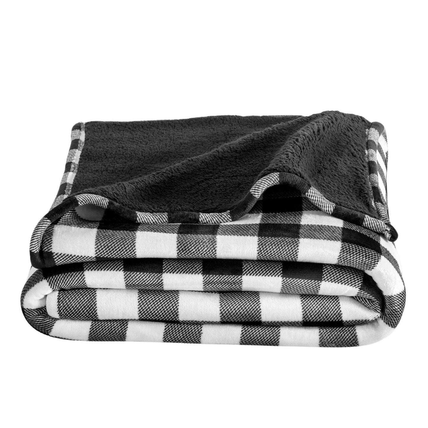 Buffalo Plaid - White/Black-