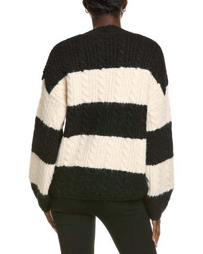 BLACK/CREAM-