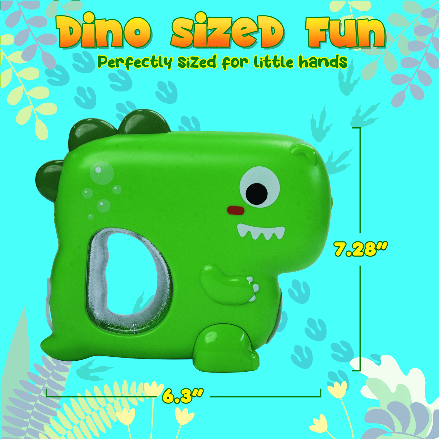 Green and orange water blaster-