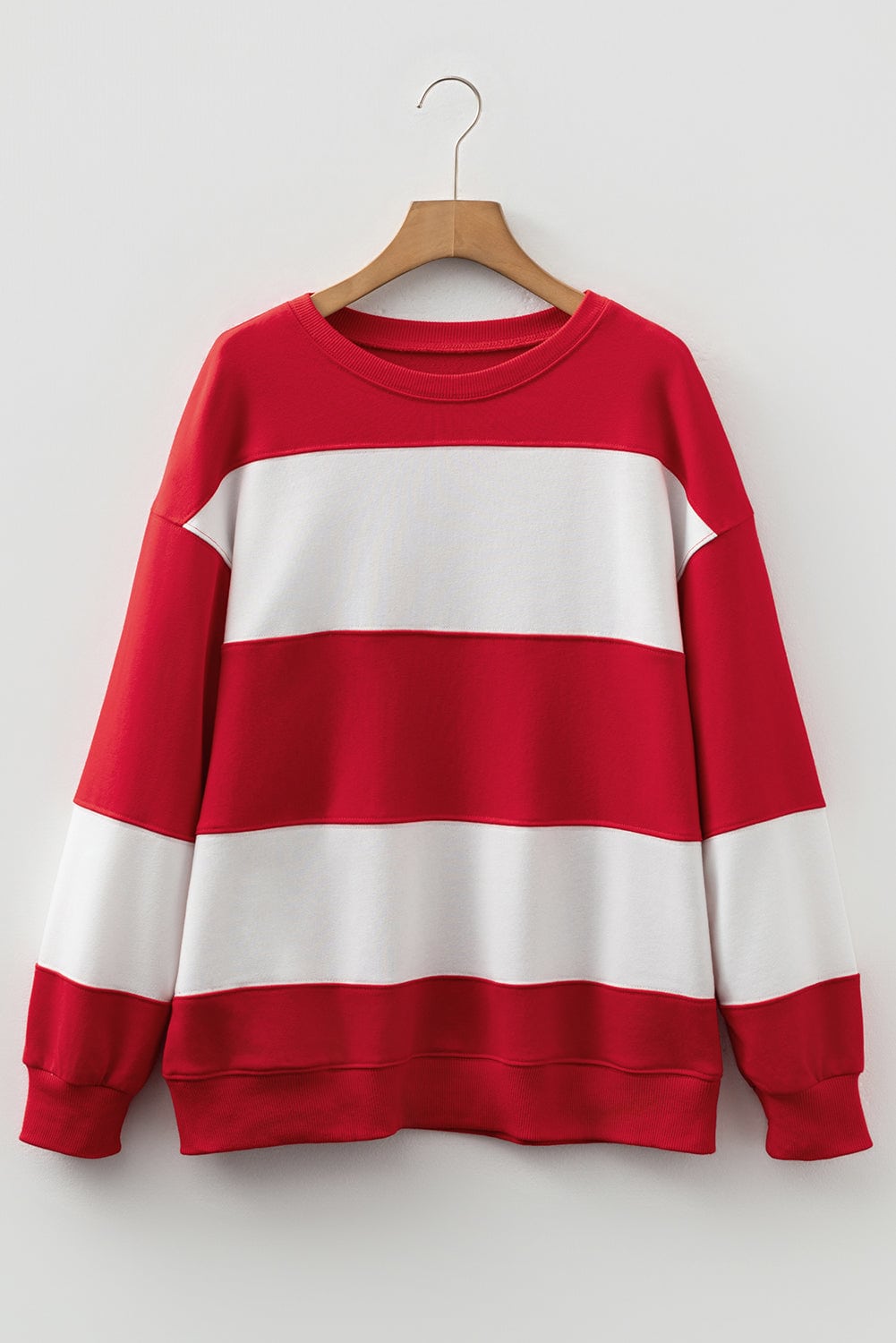 Phoebe Drop Shoulder Baggy Sweatshirt - Green / L - 12/14