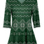 Emerald Fair Isle Holiday Sweater Print