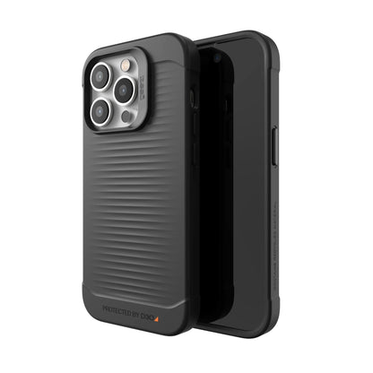 Gear4 Zagg Havana Iphone Case, D30 Drop Protection up to (10ft/3m), Wireless Charging Compatible, Reinforced Top, Bottom & Edges, Anti-Microbial Properties, Iphone 14 Pro Case Black
