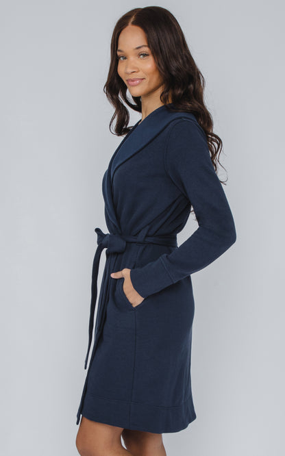Butter Fleece Lined Robe - Our Ocean Core Story