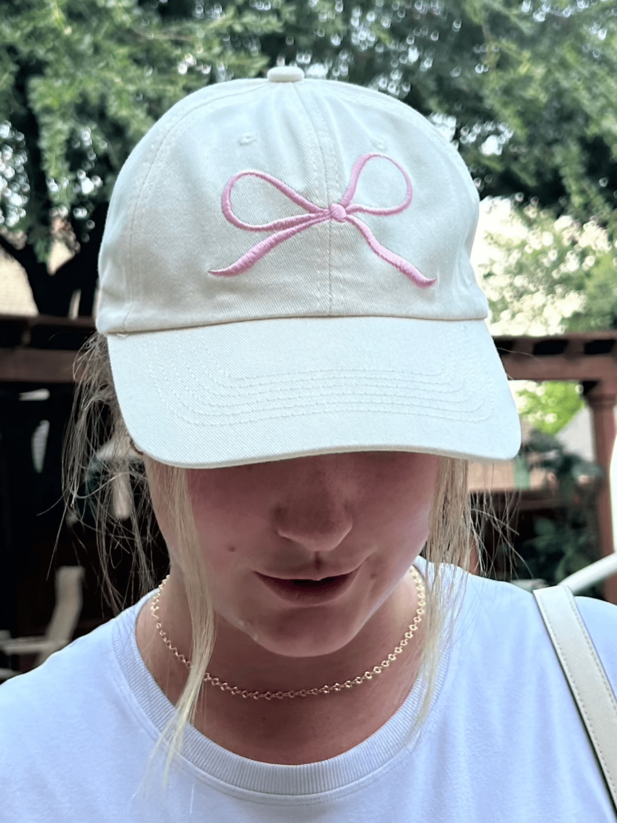 Threaded Pear Embroidered Baseball Cap