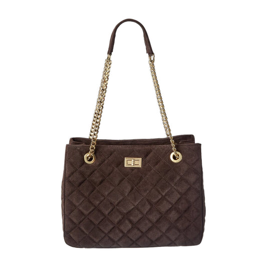 Isabella Rossetti Ravenna Suede Handbag
