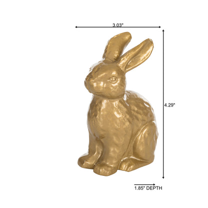 Iron Bunny Gold for Spring Home Decor