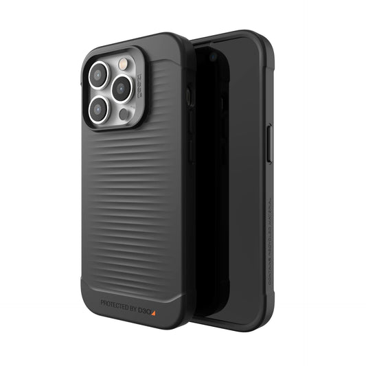 Gear4 Zagg Havana Iphone Case, D30 Drop Protection up to (10ft/3m), Wireless Charging Compatible, Reinforced Top, Bottom & Edges, Anti-Microbial Properties, Iphone 14 Pro Case Black