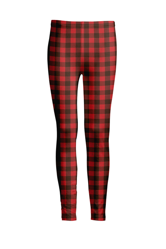 Red & Black Buffalo Plaid Print-