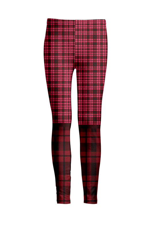 Black & Red Plaid Holiday Print-