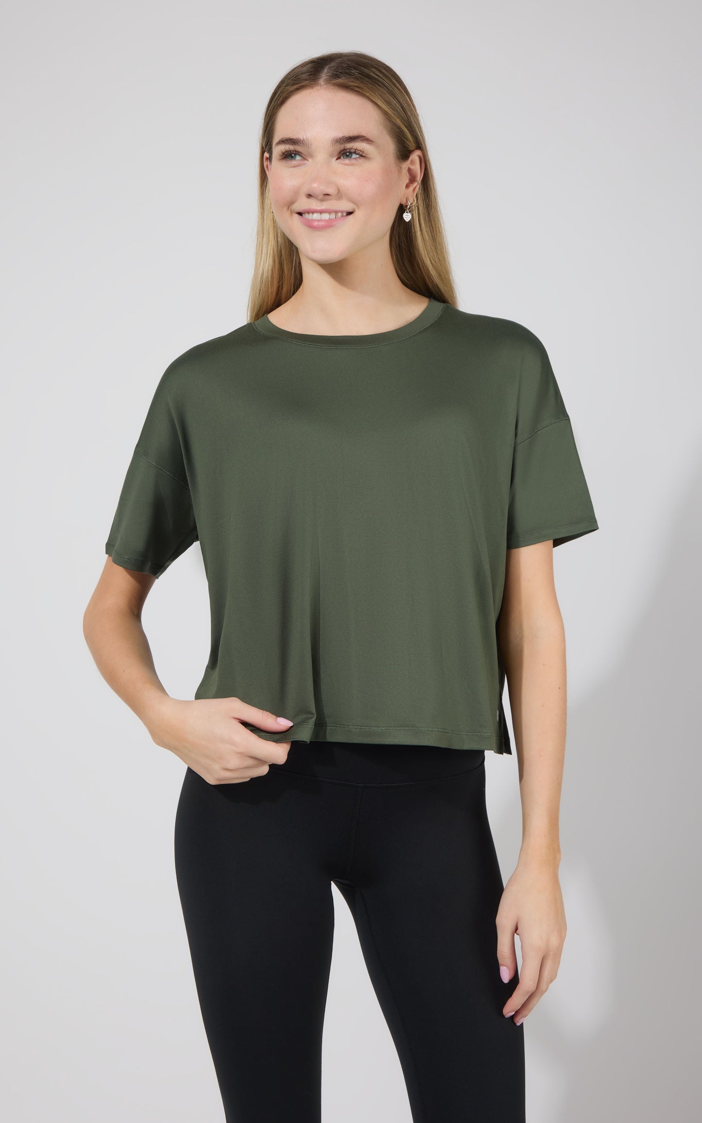 2 Pack Super Soft Deluxe Boxy Cropped Tee