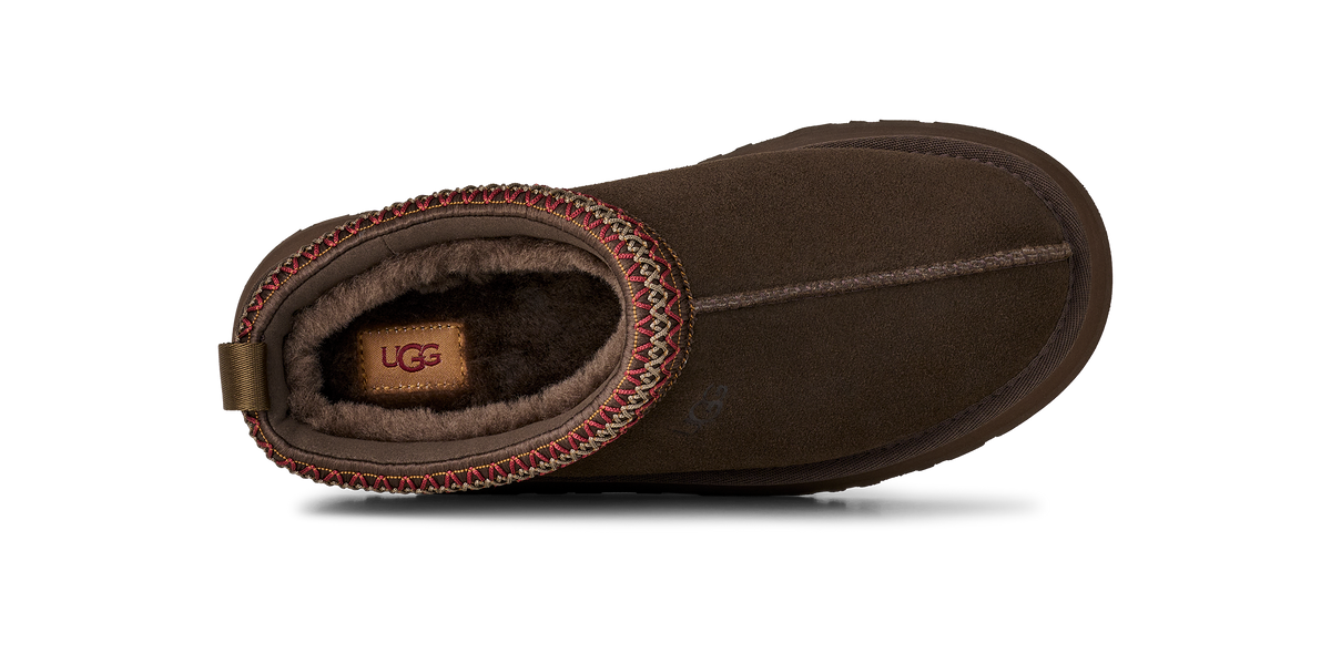 UGG Tazz II Womens Platform Clogs — Dusted Cocoa Suede
