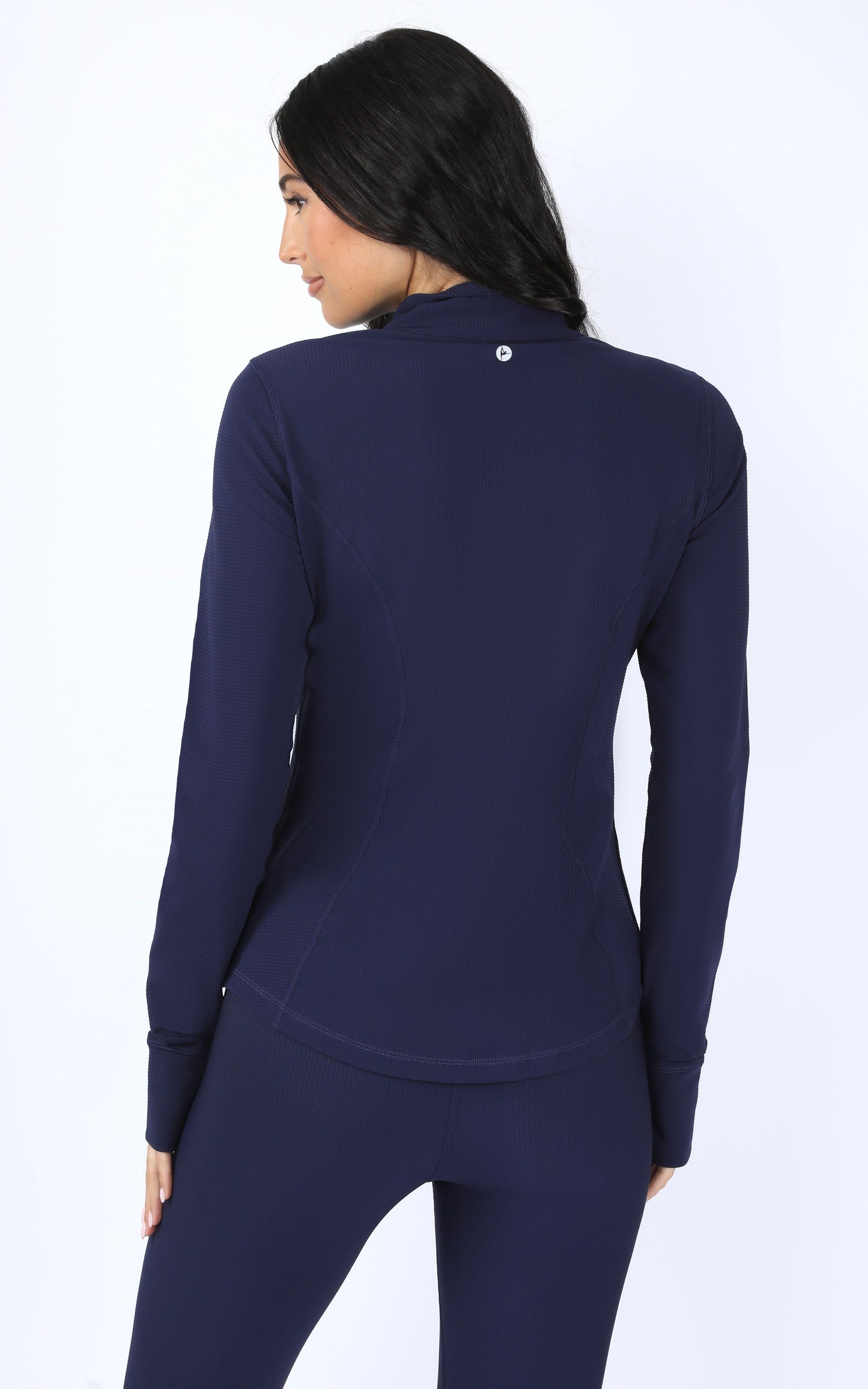 Interlink Ribbed Princess Seam Performance Jacket - Our Earthy Story
