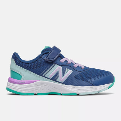 New Balance Preschool 680V6 Bungee 'Captain Blue Mint' Wide