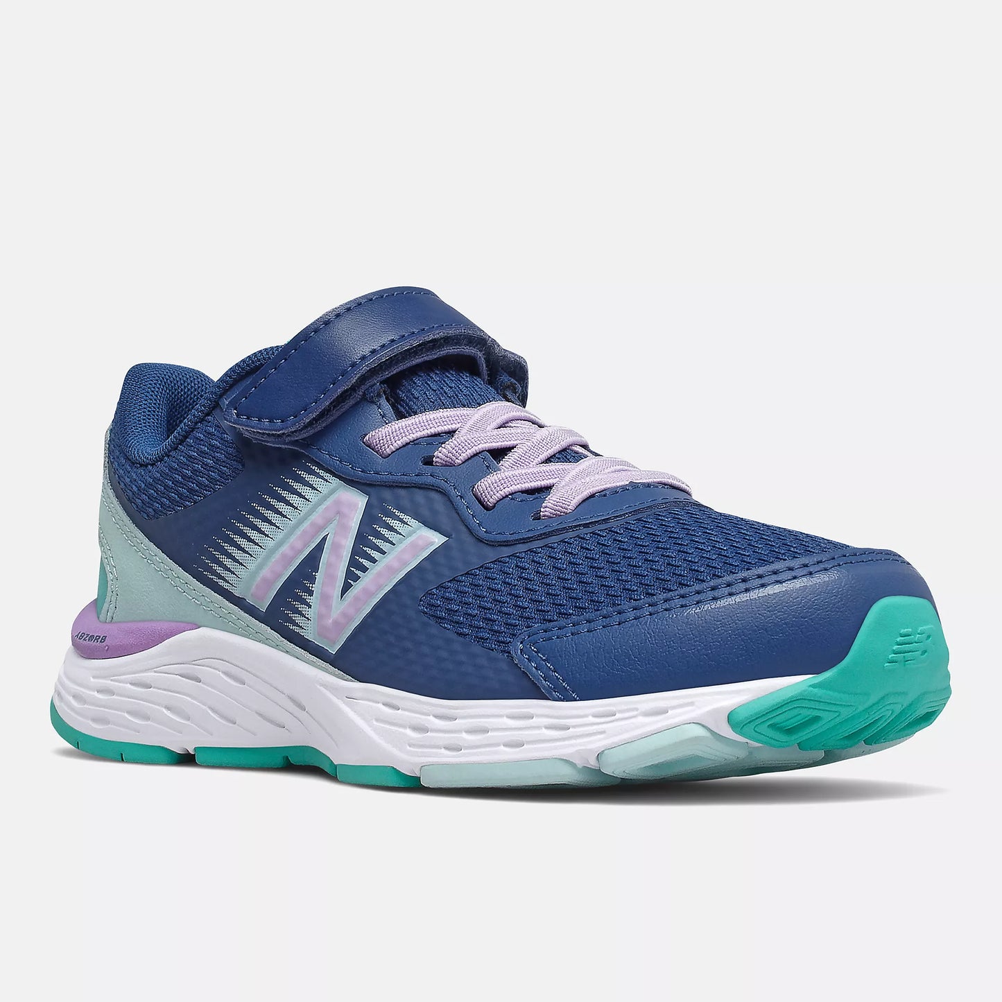 New Balance Preschool 680V6 Bungee 'Captain Blue Mint' Wide