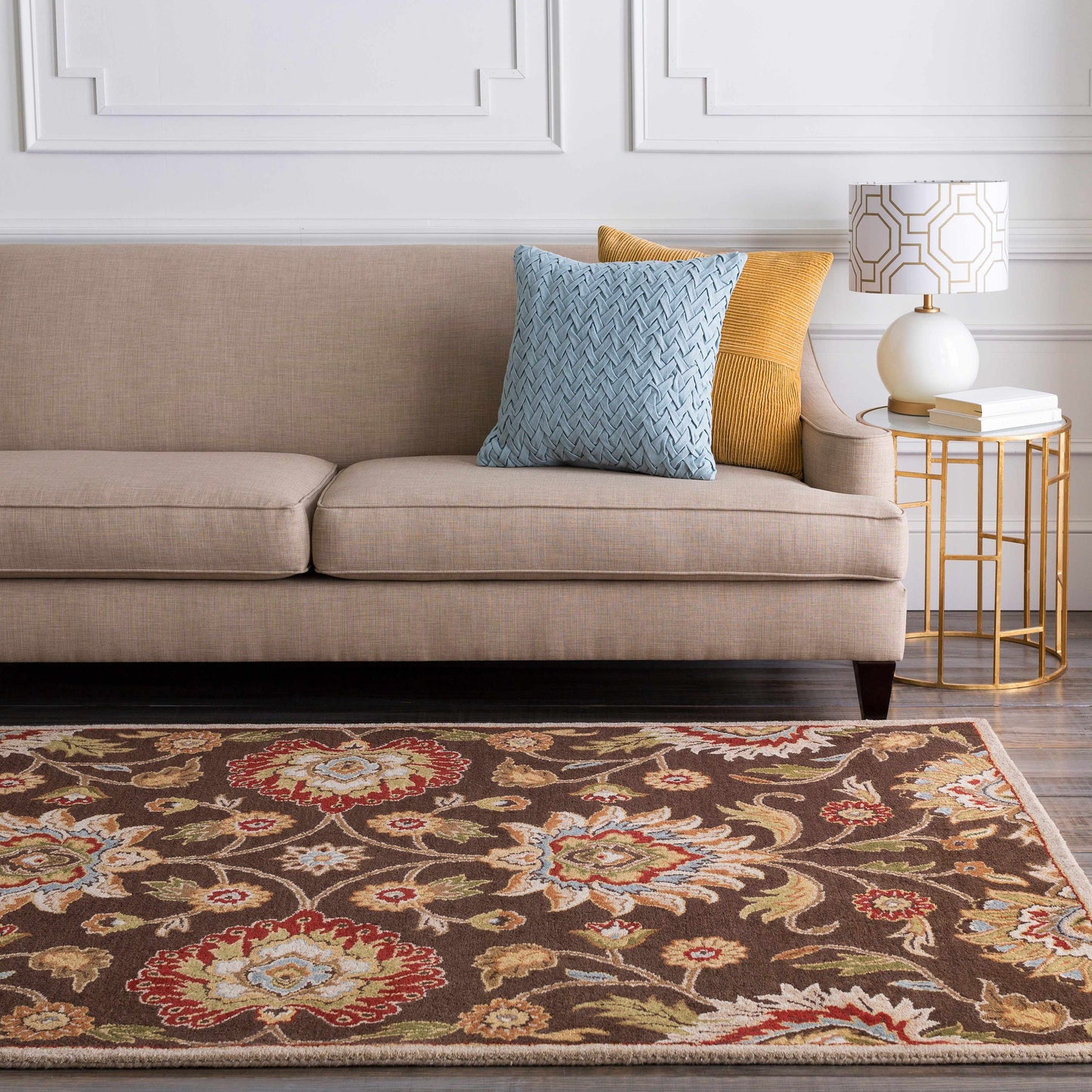 Conesus Hand Tufted Brown 1051 Area Rug